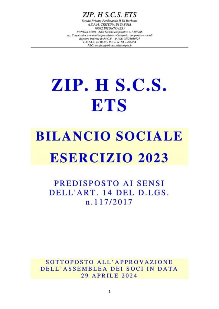 Copertina Bilancio Sociale